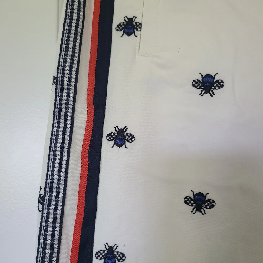 🐝  Maeve for Anthropologie Bee track pants NWT sz S 🐝 - Picture 5 of 7